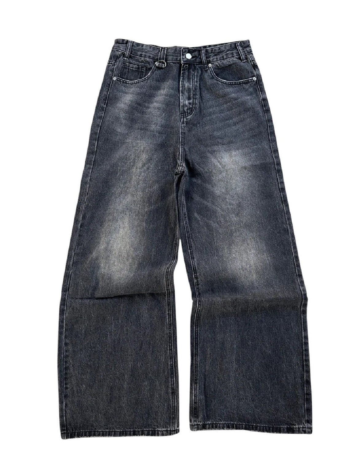 WIDE LEG NOIR DENIM