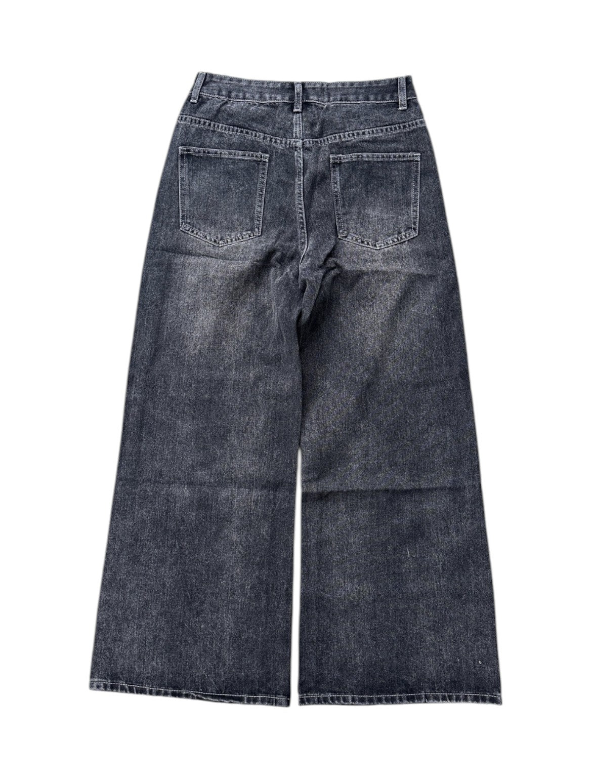 WIDE LEG NOIR DENIM V2