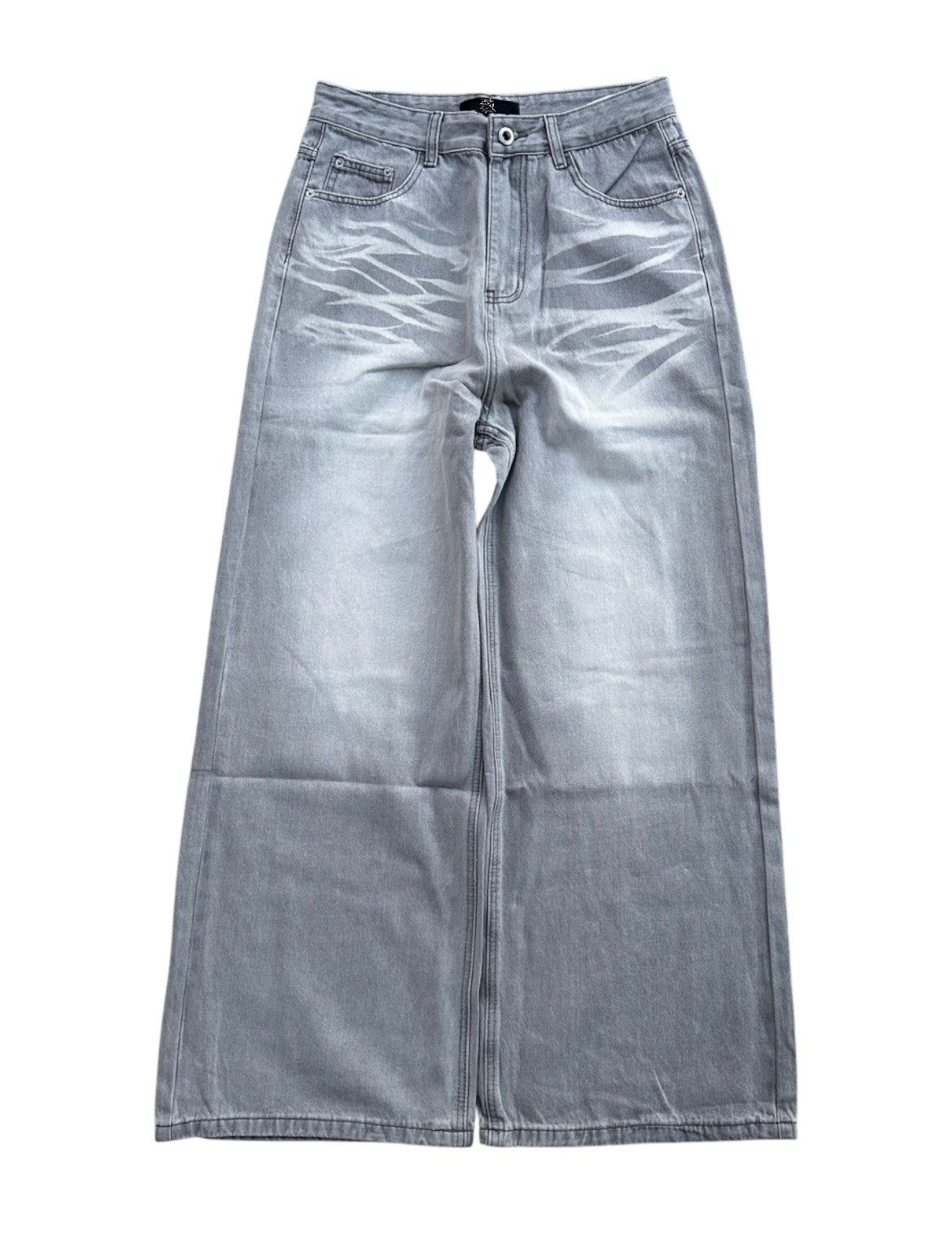 WIDE LEG STONE DENIM