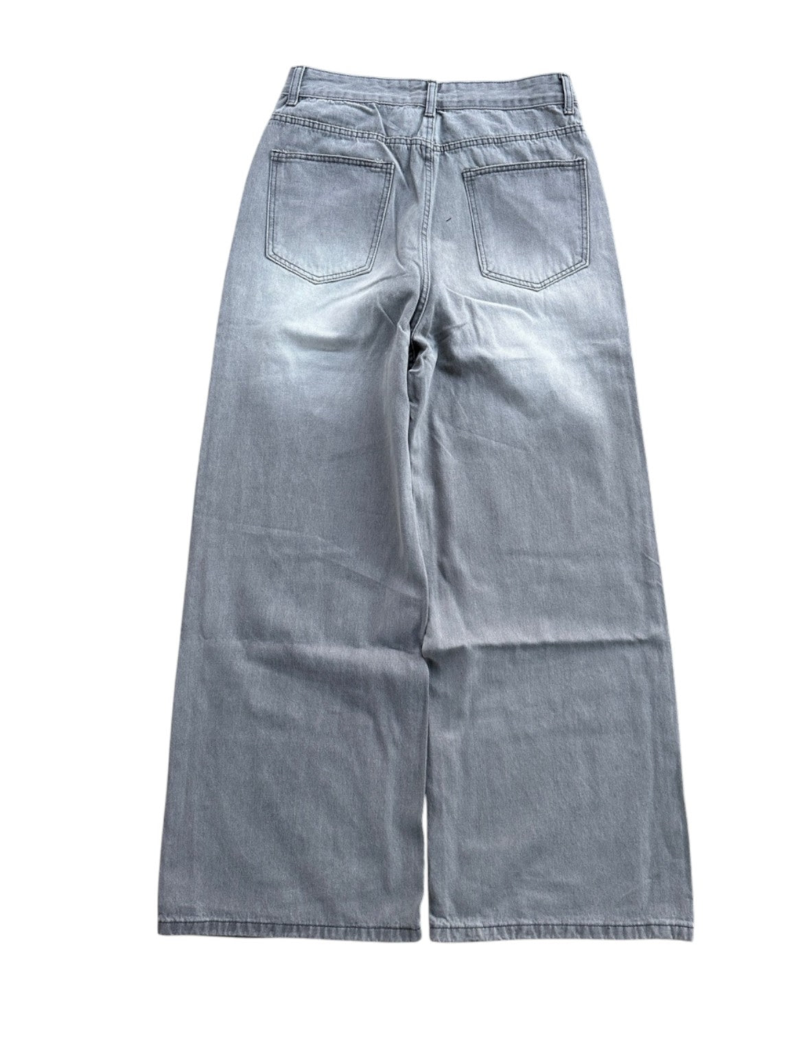 WIDE LEG STONE DENIM