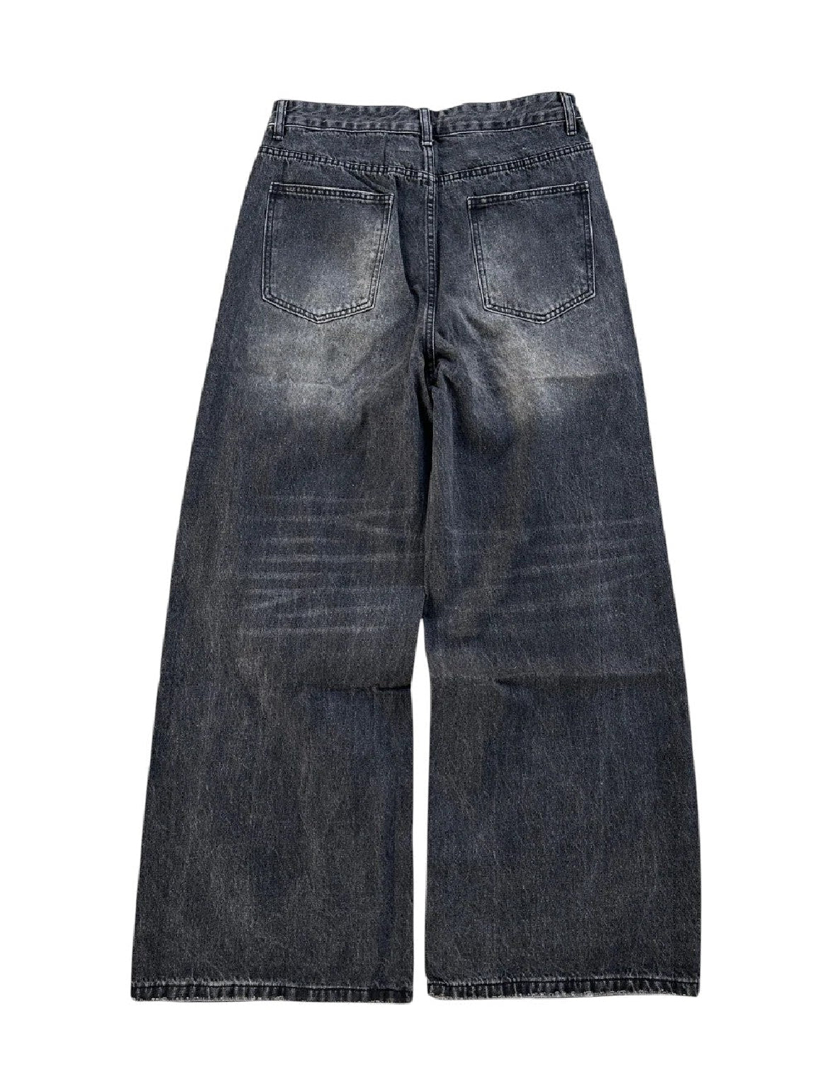 WIDE LEG NOIR DENIM